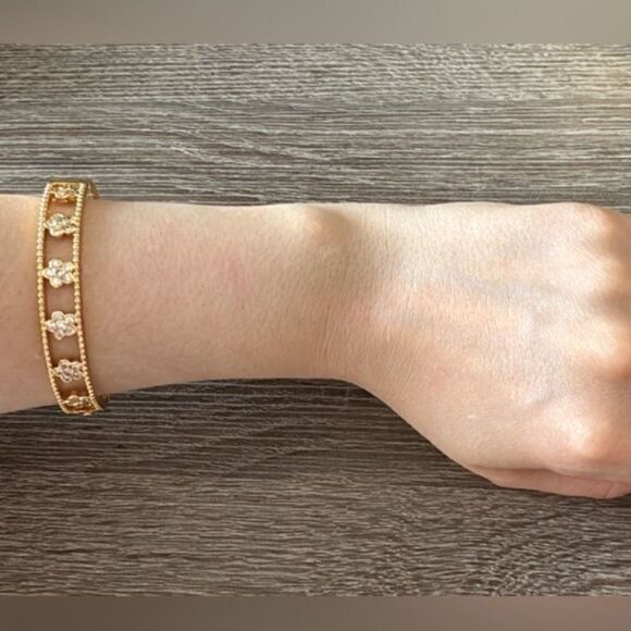 Flower bracelet N379 - Picture 2 of 4